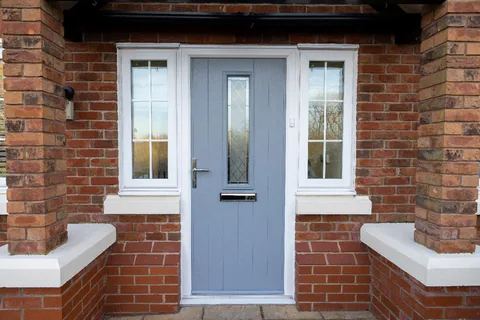 Composite door in French Grey
